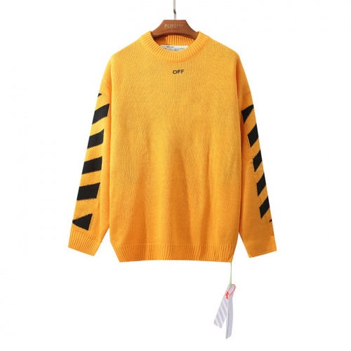 Replica Off-White Sweaters Long Sleeved For Men #909579 $48.00 USD for Wholesale