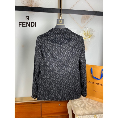 Replica Fendi Suits Long Sleeved For Men #909616 $68.00 USD for Wholesale