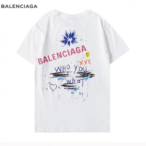 Balenciaga T-Shirts Short Sleeved For Men #909654 $27.00 USD, Wholesale Replica Balenciaga T-Shirts