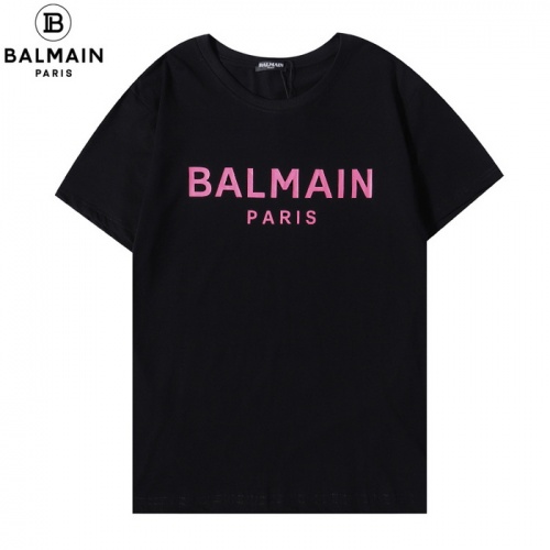 Balmain T-Shirts Short Sleeved For Men #909656 $25.00 USD, Wholesale Replica Balmain T-Shirts