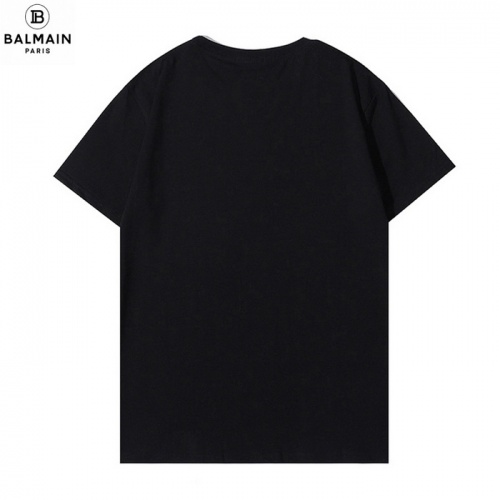 Replica Balmain T-Shirts Short Sleeved For Men #909660 $25.00 USD for Wholesale