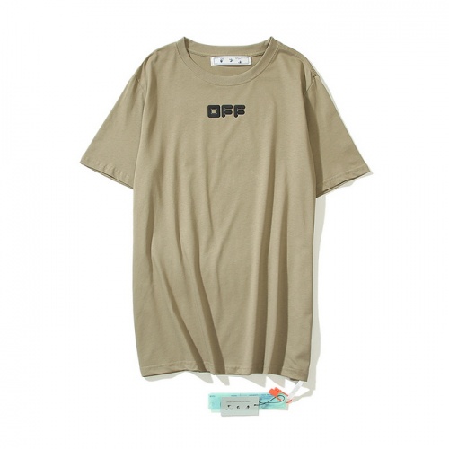 Replica Off-White T-Shirts Short Sleeved For Men #909682 $29.00 USD for Wholesale