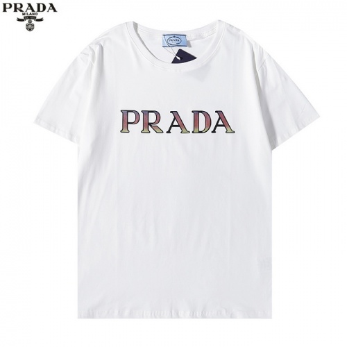 Prada T-Shirts Short Sleeved For Men #909694 $27.00 USD, Wholesale Replica Prada T-Shirts