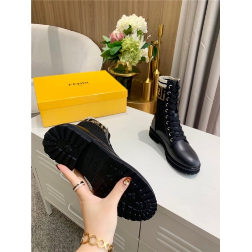 Replica Fendi Fashion Boots For Women #910016 $92.00 USD for Wholesale