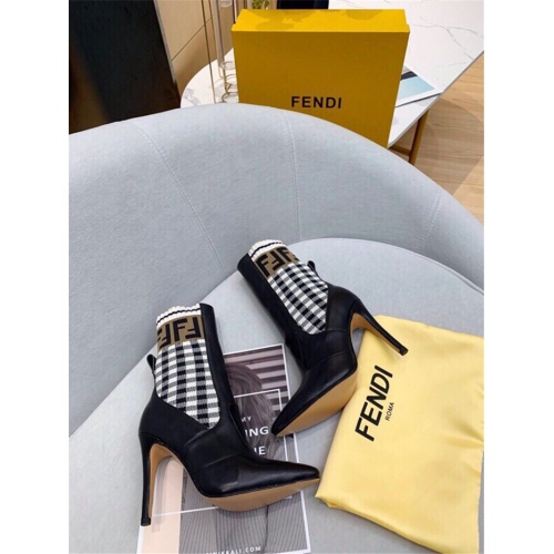 Replica Fendi Fashion Boots For Women #910019 $88.00 USD for Wholesale