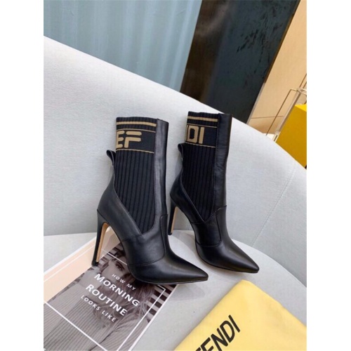 Fendi Fashion Boots For Women #910021 $88.00 USD, Wholesale Replica Fendi Fashion Boots