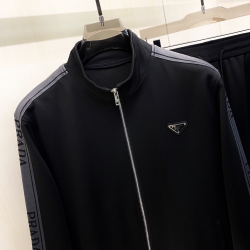 Replica Prada Tracksuits Long Sleeved For Men #910023 $102.00 USD for Wholesale