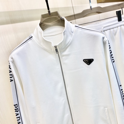 Replica Prada Tracksuits Long Sleeved For Men #910024 $102.00 USD for Wholesale