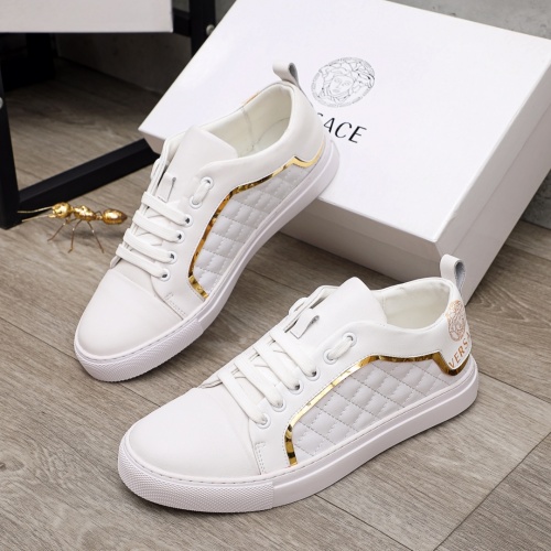 Versace Casual Shoes For Men #910177 $68.00 USD, Wholesale Replica Versace Casual Shoes