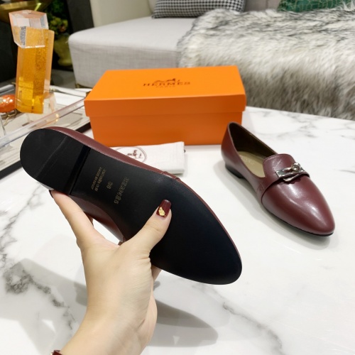 Replica Hermes Casual Shoes For Women #910407 $80.00 USD for Wholesale