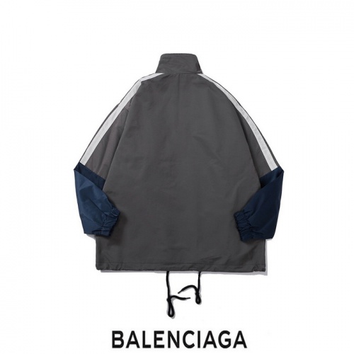 Replica Balenciaga Jackets Long Sleeved For Men #910465 $48.00 USD for Wholesale