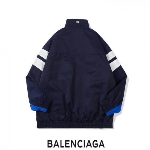 Replica Balenciaga Jackets Long Sleeved For Men #910466 $52.00 USD for Wholesale