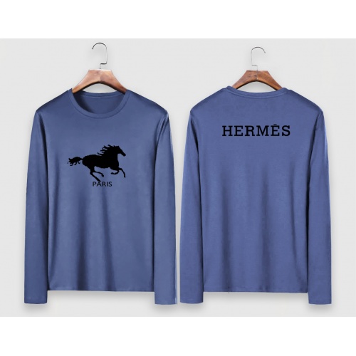 Hermes T-Shirts Long Sleeved For Men #910597 $34.00 USD, Wholesale Replica Hermes T-Shirts