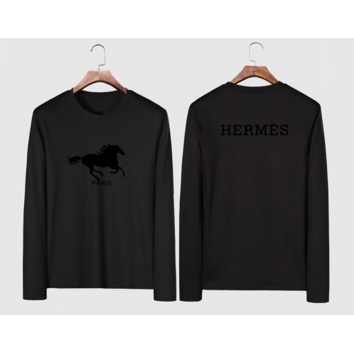 Hermes T-Shirts Long Sleeved For Men #910599 $34.00 USD, Wholesale Replica Hermes T-Shirts