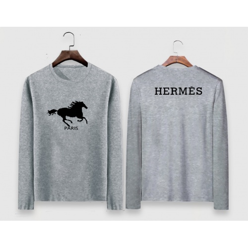 Hermes T-Shirts Long Sleeved For Men #910600 $34.00 USD, Wholesale Replica Hermes T-Shirts