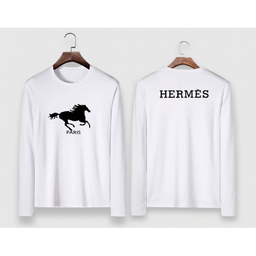 Hermes T-Shirts Long Sleeved For Men #910601 $34.00 USD, Wholesale Replica Hermes T-Shirts