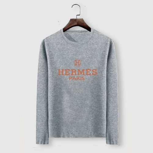 Hermes T-Shirts Long Sleeved For Men #910610 $34.00 USD, Wholesale Replica Hermes T-Shirts