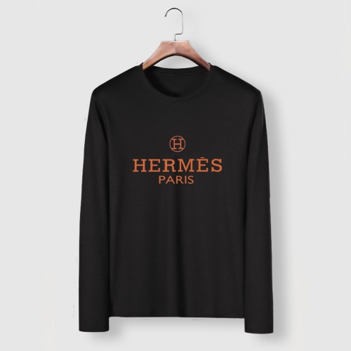 Hermes T-Shirts Long Sleeved For Men #910611 $34.00 USD, Wholesale Replica Hermes T-Shirts