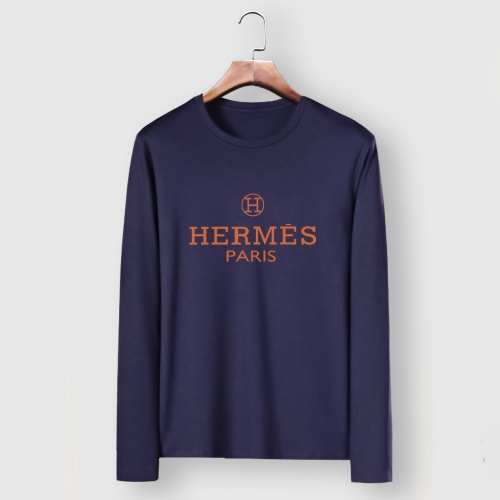Hermes T-Shirts Long Sleeved For Men #910612 $34.00 USD, Wholesale Replica Hermes T-Shirts