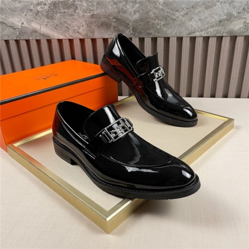Hermes Leather Shoes For Men #910796 $88.00 USD, Wholesale Replica Hermes Leather Shoes