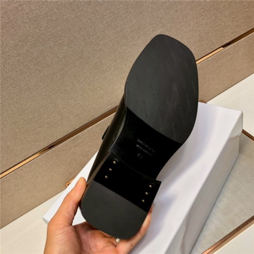 Replica Balenciaga Leather Shoes For Men #910846 $85.00 USD for Wholesale