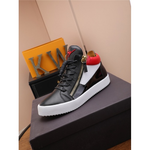 Replica Giuseppe Zanotti High Tops Shoes For Men #910851 $105.00 USD for Wholesale