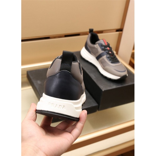 Replica Prada Casual Shoes For Men #910889 $88.00 USD for Wholesale