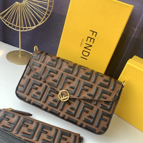 Replica Fendi AAA Messenger Bags For Women #911019 $80.00 USD for Wholesale