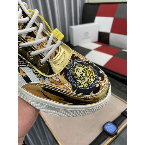Replica Versace Casual Shoes For Men #911193 $72.00 USD for Wholesale
