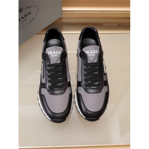 Replica Prada Casual Shoes For Men #911229 $88.00 USD for Wholesale