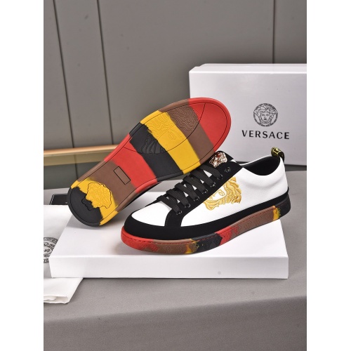 Replica Versace Casual Shoes For Men #911273 $72.00 USD for Wholesale