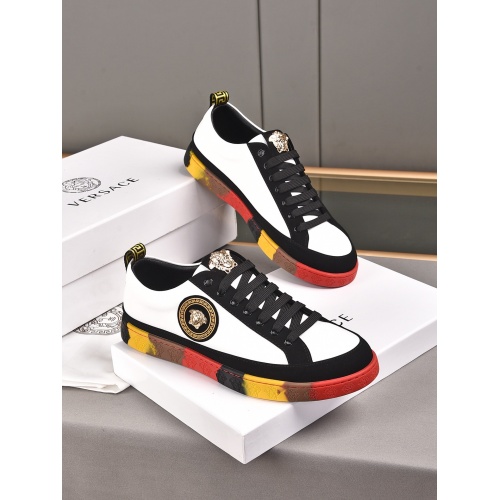 Versace Casual Shoes For Men #911275 $72.00 USD, Wholesale Replica Versace Casual Shoes