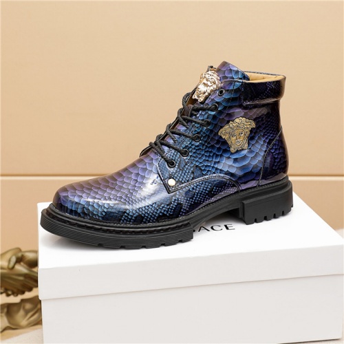 Replica Versace Boots For Men #911687 $96.00 USD for Wholesale