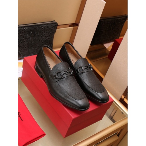 Salvatore Ferragamo Leather Shoes For Men #911705 $118.00 USD, Wholesale Replica Salvatore Ferragamo Leather Shoes