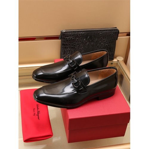 Salvatore Ferragamo Leather Shoes For Men #911706 $118.00 USD, Wholesale Replica Salvatore Ferragamo Leather Shoes