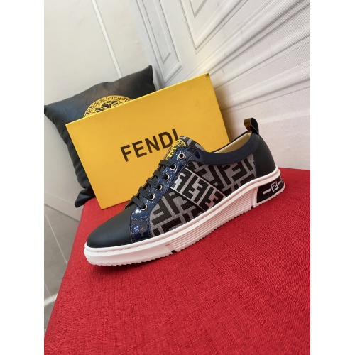 Replica Fendi Casual Shoes For Men #911750 $72.00 USD for Wholesale