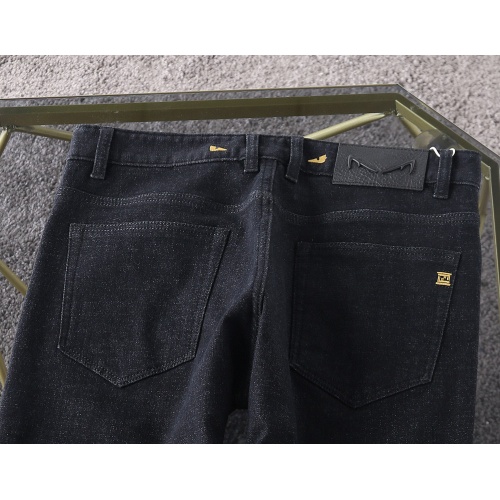 Replica Fendi Jeans For Men #911848 $52.00 USD for Wholesale