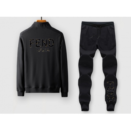 Fendi Tracksuits Long Sleeved For Men #911904 $96.00 USD, Wholesale Replica Fendi Tracksuits