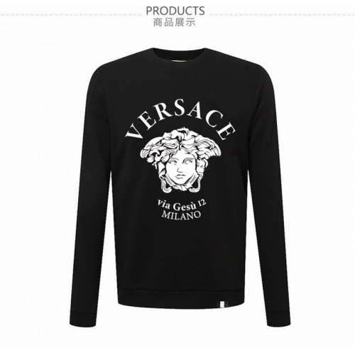 Versace Hoodies Long Sleeved For Men #911974 $48.00 USD, Wholesale Replica Versace Hoodies