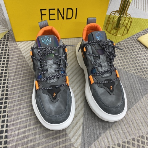 Replica Fendi Casual Shoes For Men #912044 $96.00 USD for Wholesale