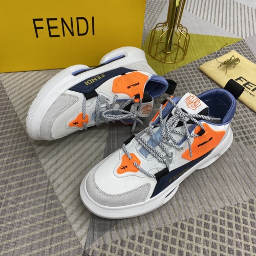 Replica Fendi Casual Shoes For Men #912045 $96.00 USD for Wholesale