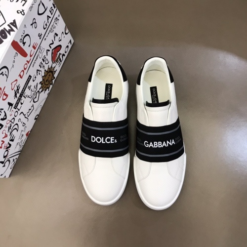 Replica Dolce & Gabbana D&G Casual Shoes For Men #912197 $72.00 USD for Wholesale