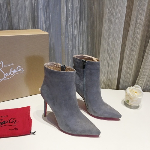 Replica Christian Louboutin Boots For Women #912293 $88.00 USD for Wholesale