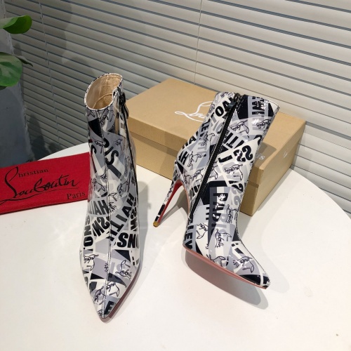Replica Christian Louboutin Boots For Women #912299 $92.00 USD for Wholesale