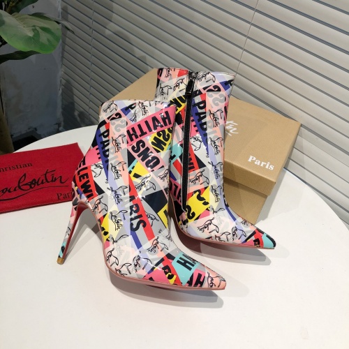 Christian Louboutin Boots For Women #912300 $92.00 USD, Wholesale Replica Christian Louboutin Boots