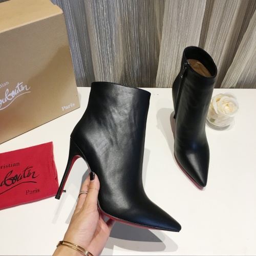 Replica Christian Louboutin Boots For Women #912303 $96.00 USD for Wholesale