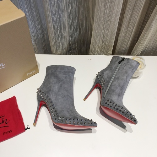 Christian Louboutin Boots For Women #912307 $105.00 USD, Wholesale Replica Christian Louboutin Boots