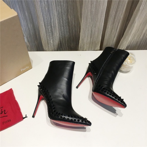 Christian Louboutin Boots For Women #912313 $105.00 USD, Wholesale Replica Christian Louboutin Boots