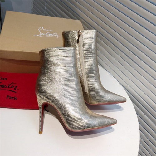 Christian Louboutin Boots For Women #912320 $98.00 USD, Wholesale Replica Christian Louboutin Boots