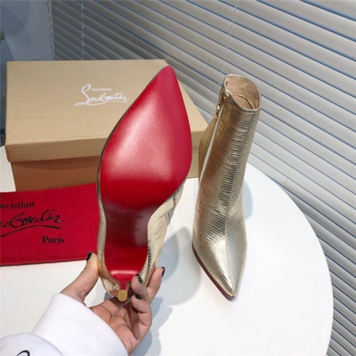 Replica Christian Louboutin Boots For Women #912320 $98.00 USD for Wholesale
